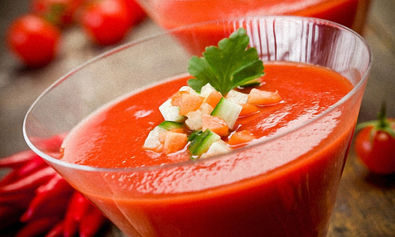 Гаспачо – испанский суп из помидоров