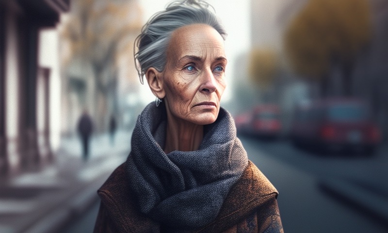 Пожилая женщина, бабушка