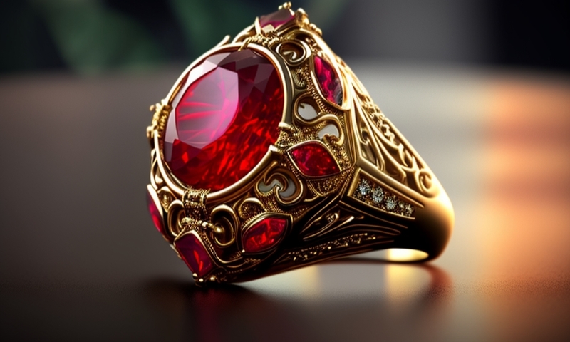 Красивое кольцо с рубинами купить рубином золотой