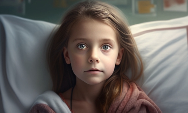Девочка в больнице